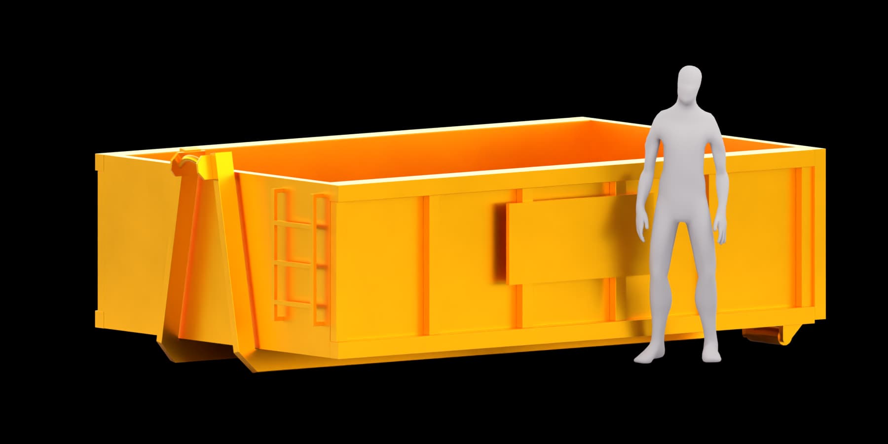 10 Yard Bin rendering